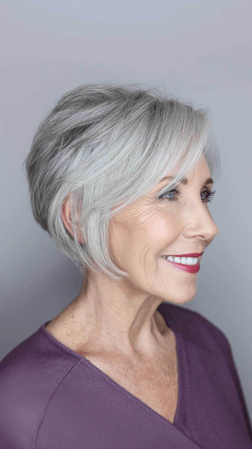 Chic Textured Pixie Bob with Wispy Layers