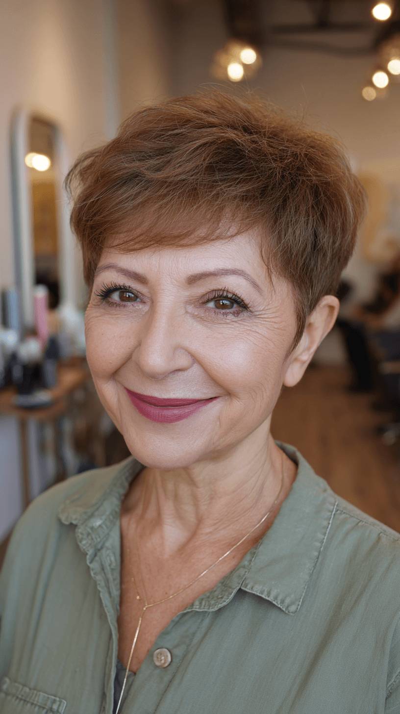 Chic Textured Pixie with Soft Edges