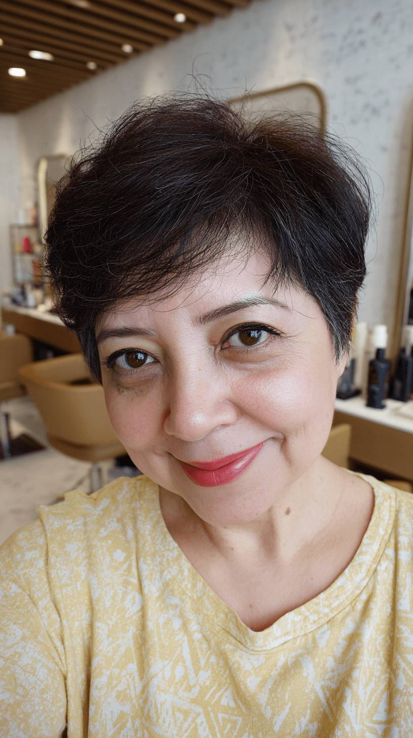 Chic Textured Pixie with Soft Volume