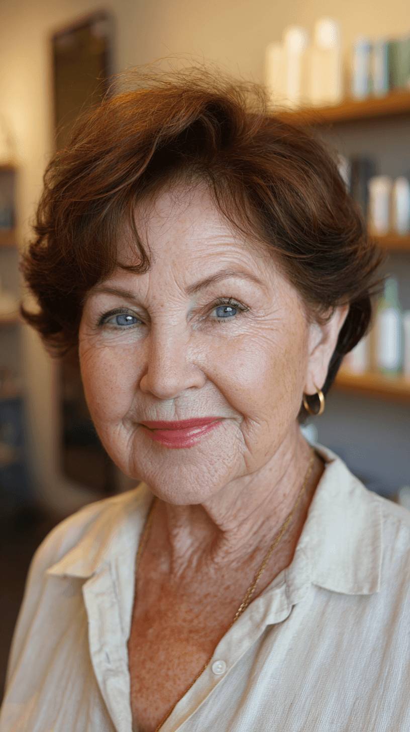 Chic Textured Short Bob with Soft Waves