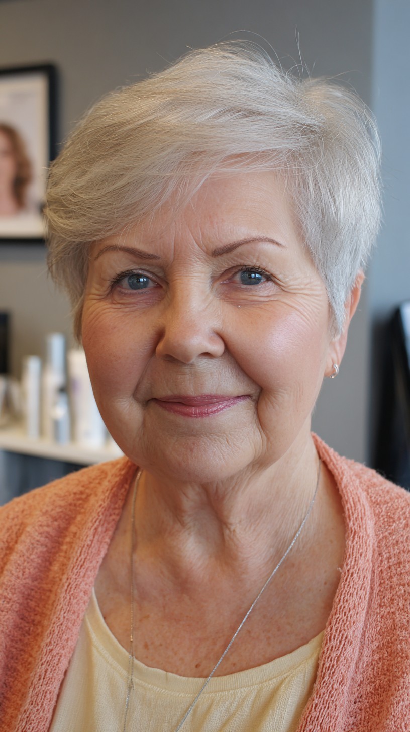 Chic Textured Short Cut with Soft Layers