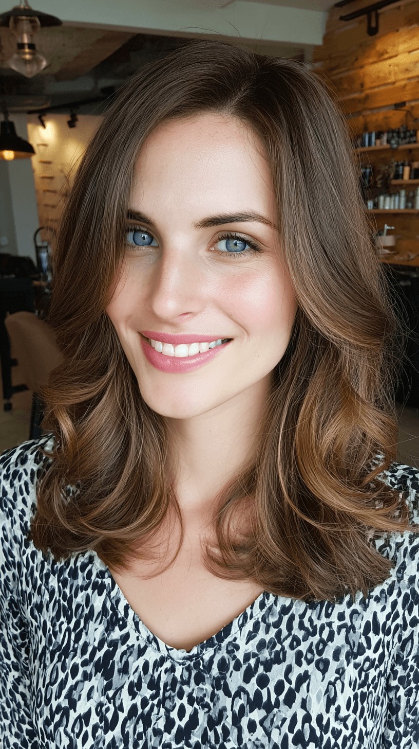 Elegant Medium-Length Cut with Subtle Layers