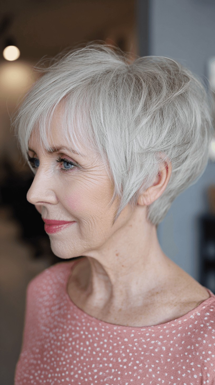 Elegant Textured Pixie Bob with Soft Volume