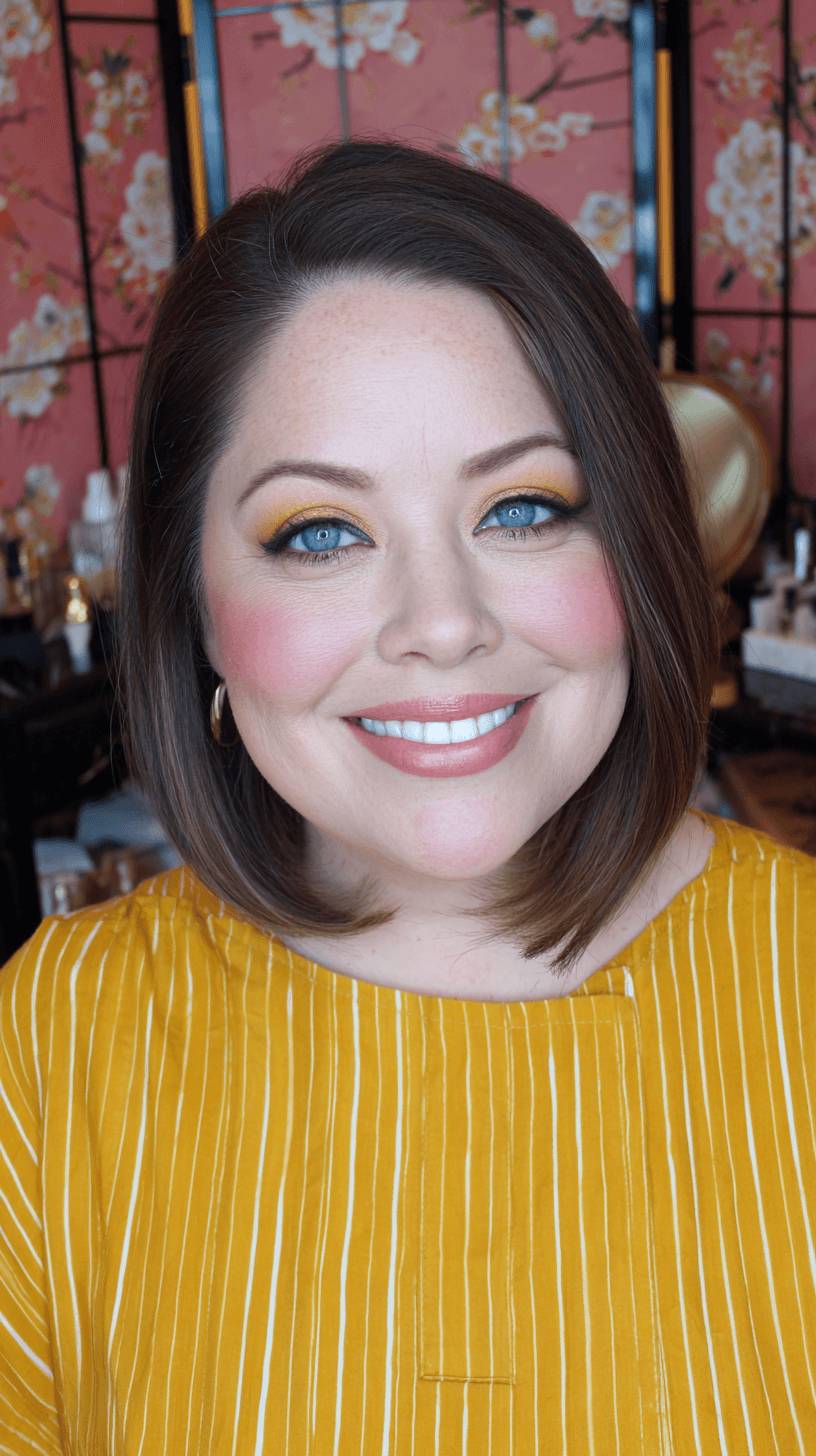 Modern Blunt Bob with Subtle Movement