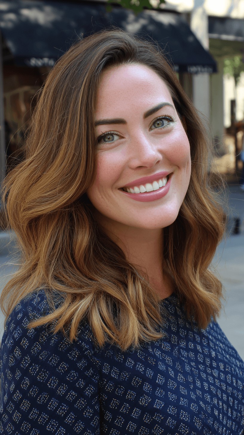 Modern Layered Cut with Soft Waves