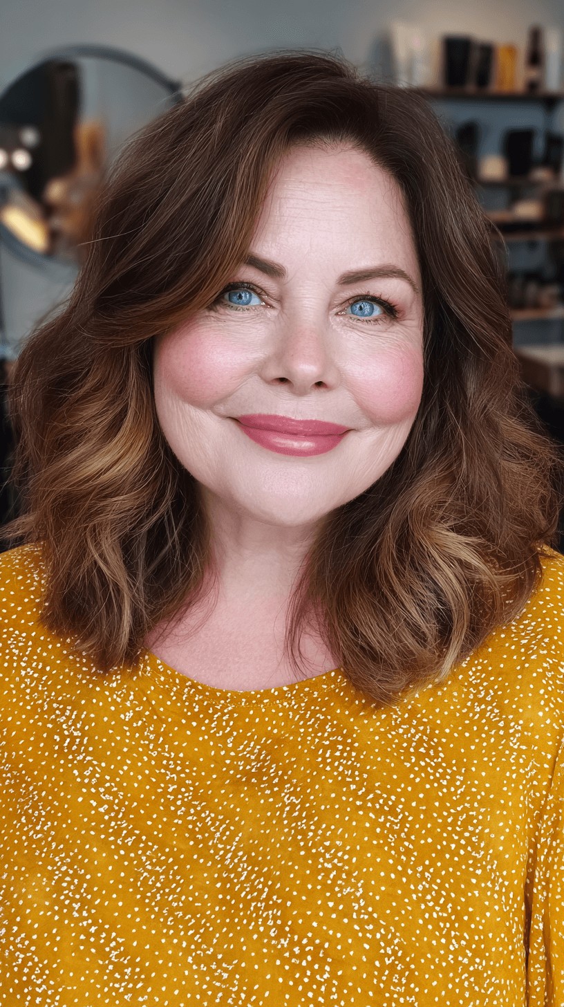 Modern Textured Lob with Soft Waves