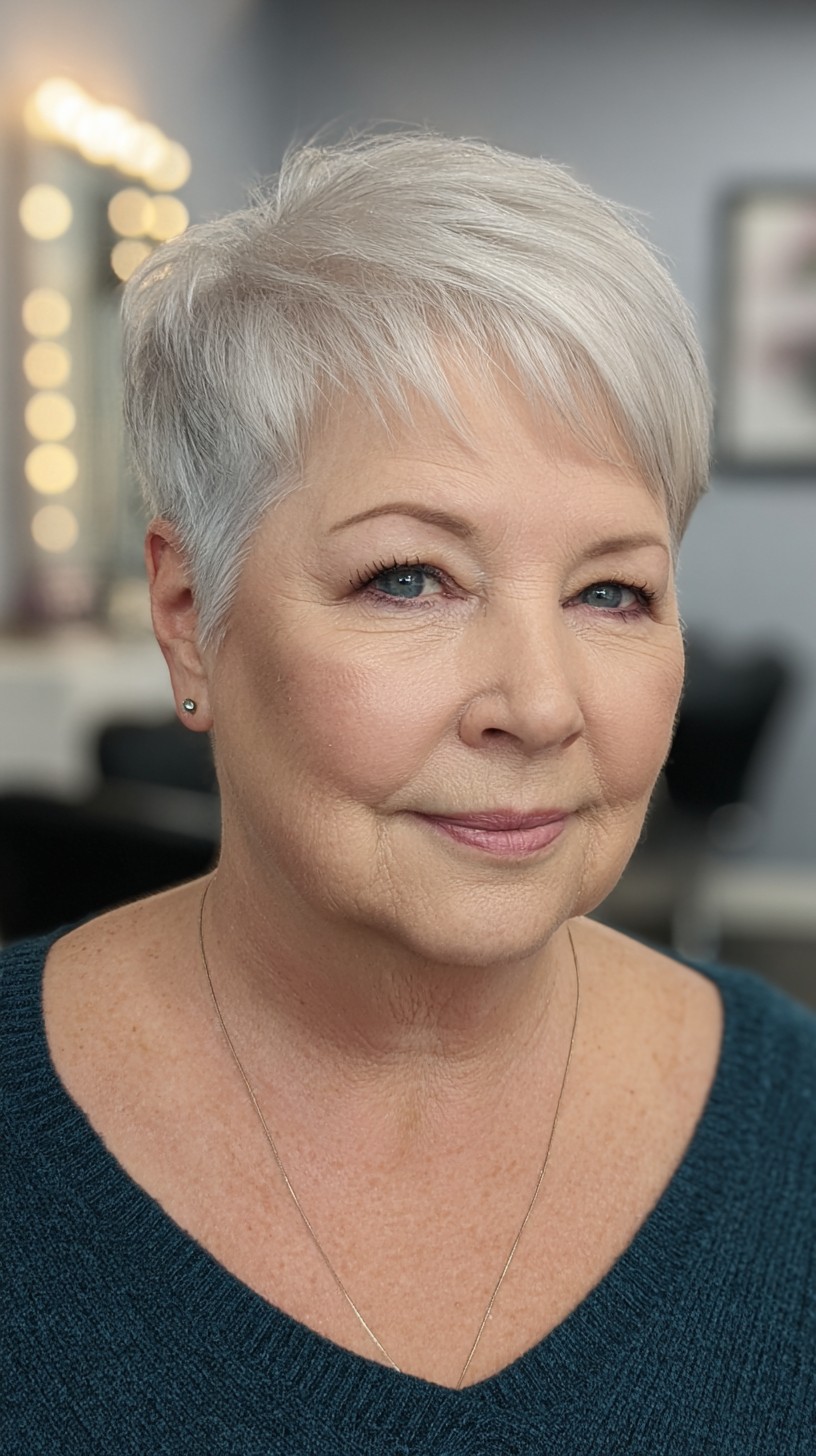 Modern Textured Pixie Cut for Effortless Elegance