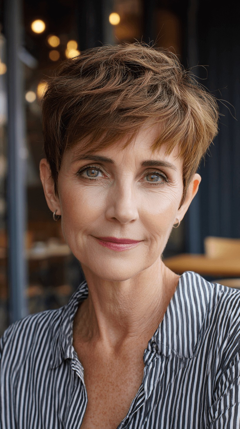 Modern Textured Side-Swept Pixie with Soft Layers