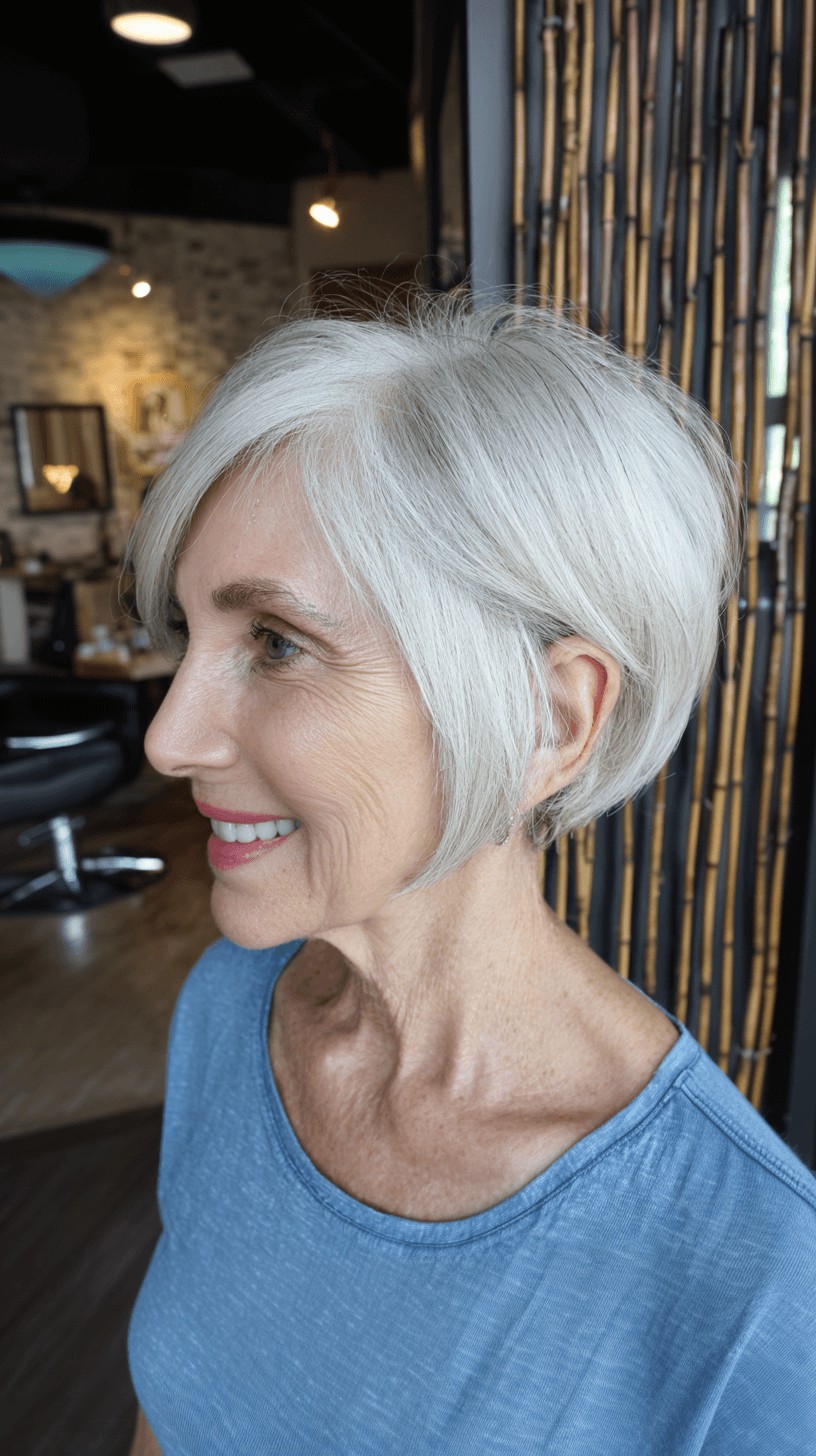 Refined Textured Pixie Bob with Soft Edges