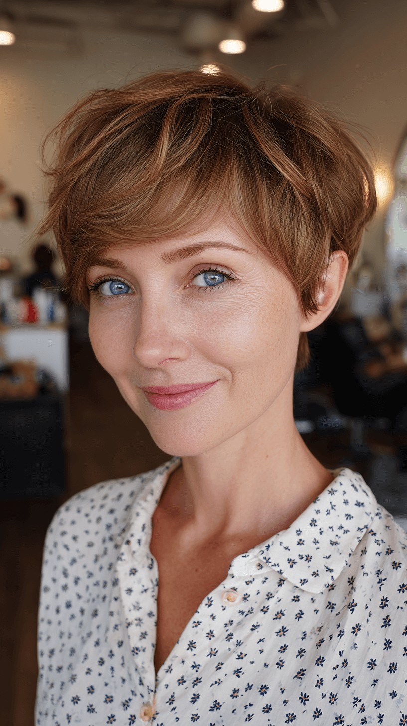 Softly Textured Crop with Playful Layers