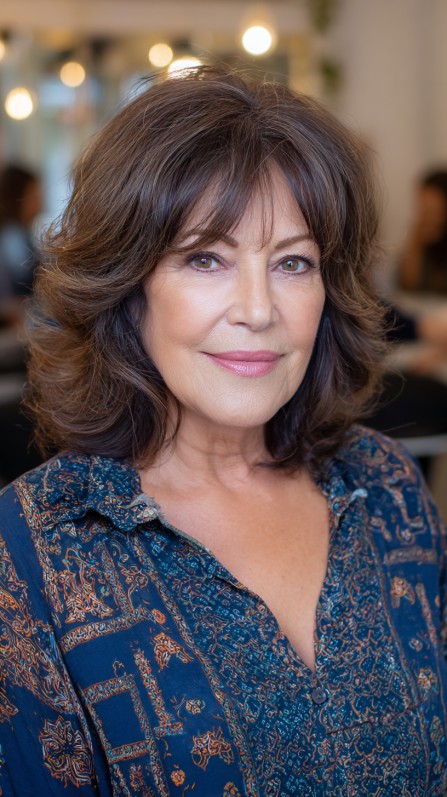 Textured Layered Cut with Gentle Volume