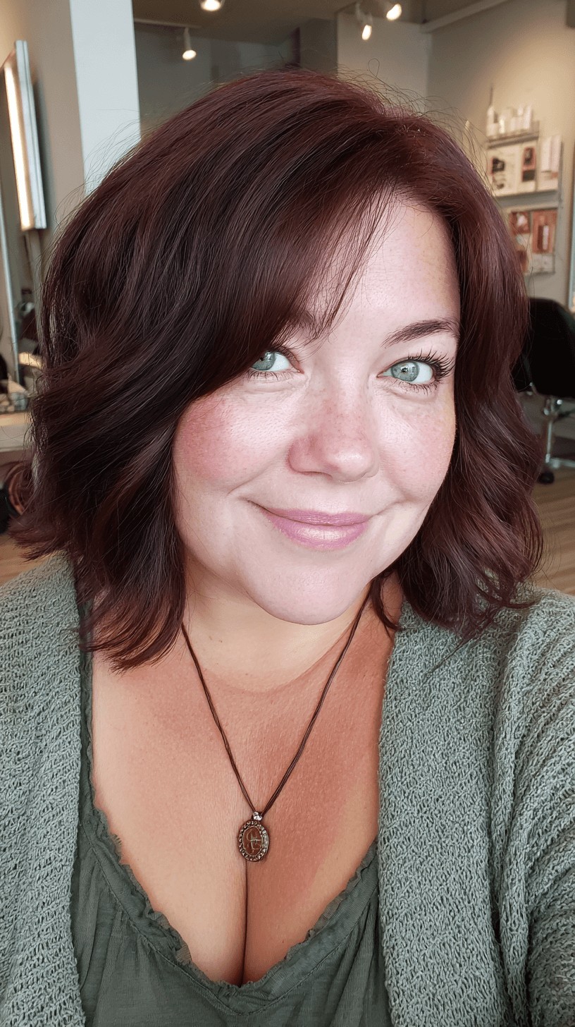 Textured Mid-Length Cut with Soft Waves