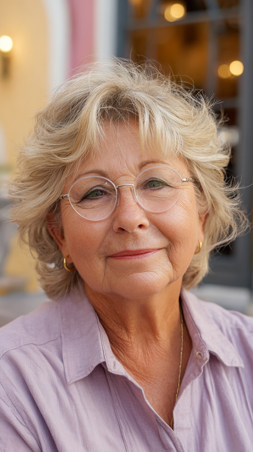 Textured Short Cut with Playful Volume