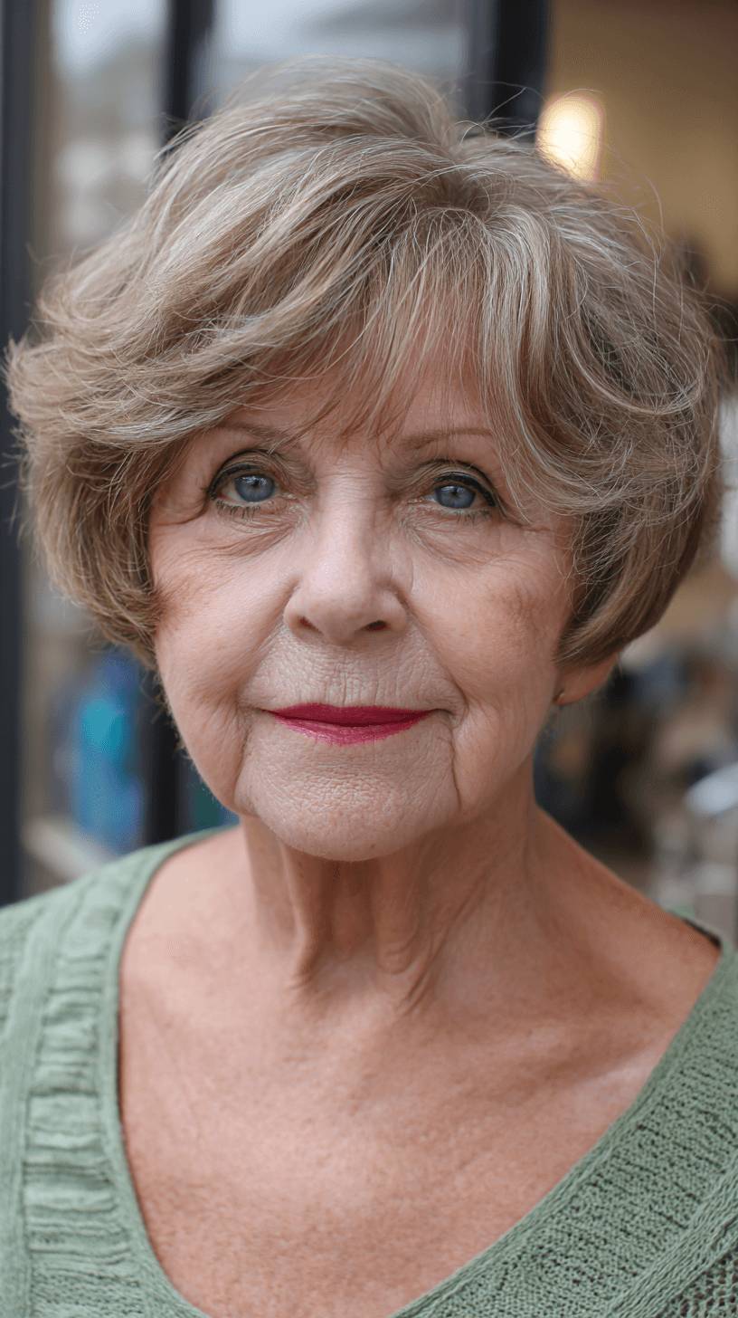 Textured Short Cut with Soft Volume