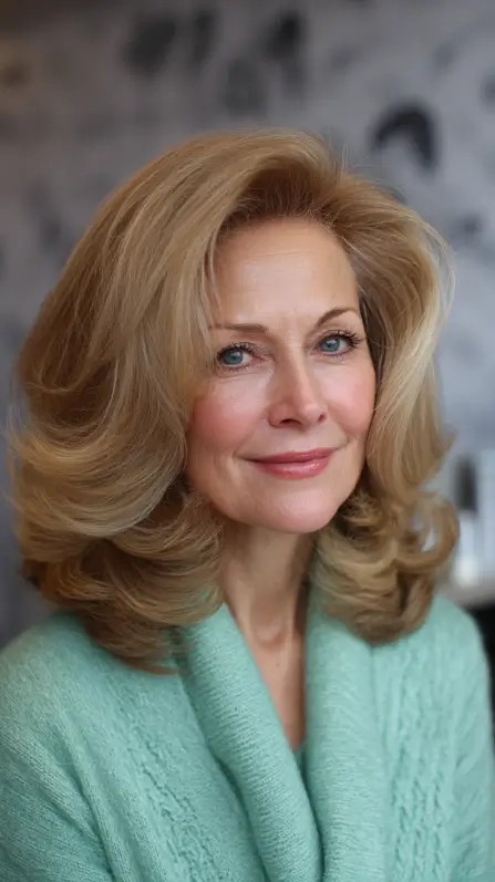 Voluminous Layered Cut with Soft Bounce