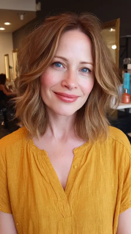 Chic Soft Waves with Subtle Layers