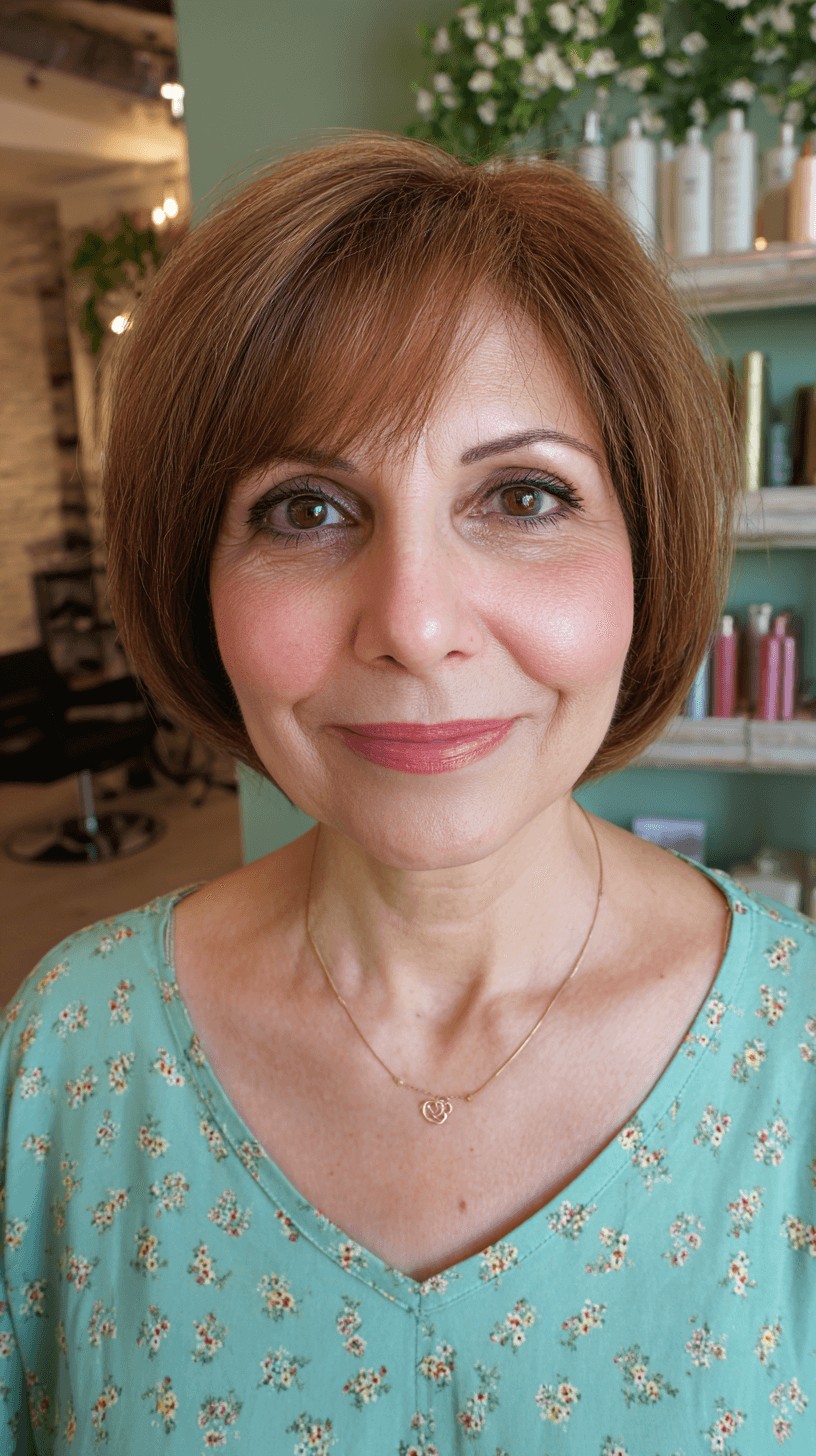 Chic Textured Bob with Face-Framing Layers