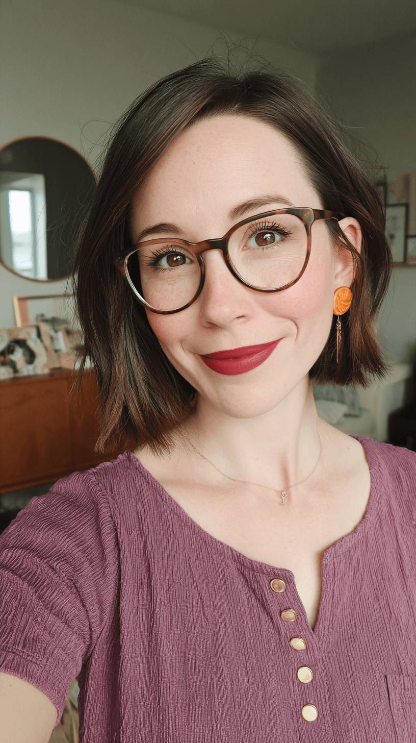 Chic Textured Bob with Subtle Layering