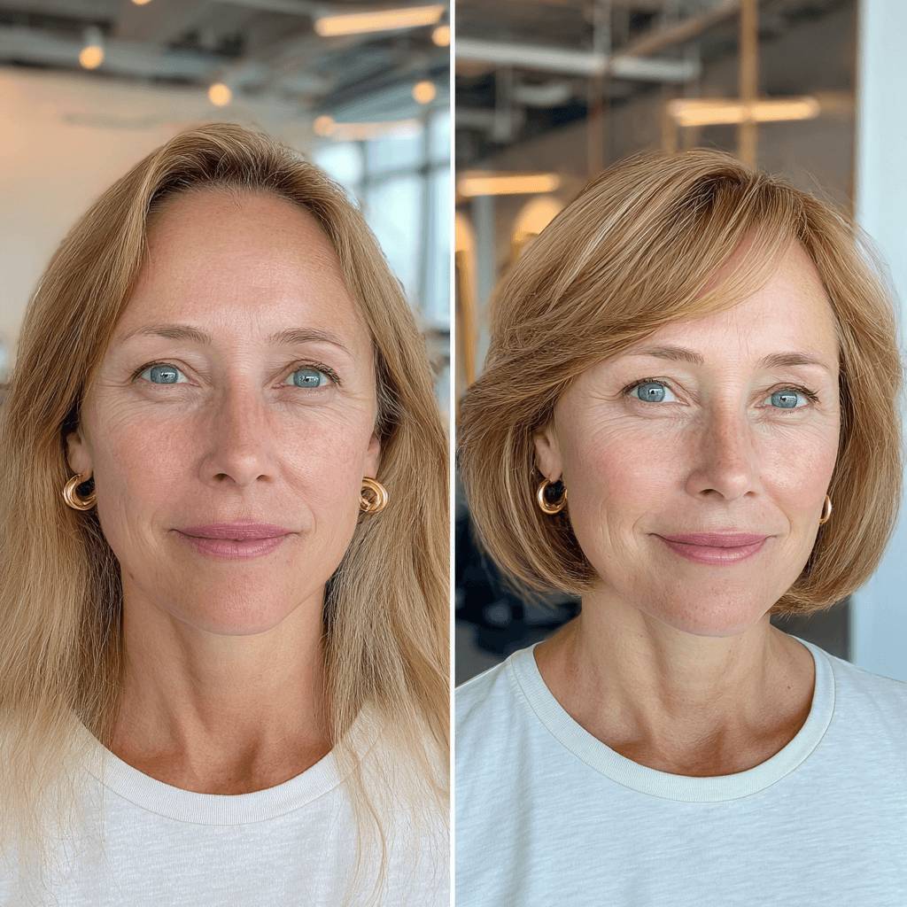 Chic Voluminous Bob with Soft Layers