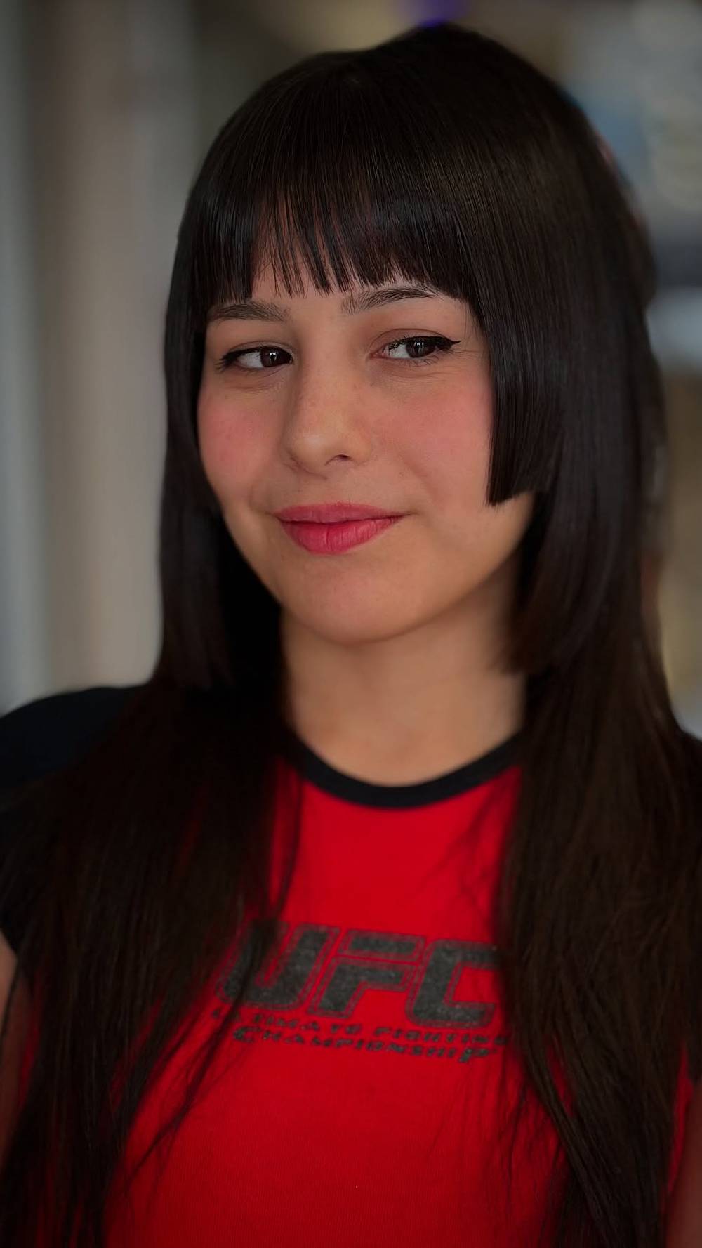 Classic Hime Cut with Distinctive Straight Bangs