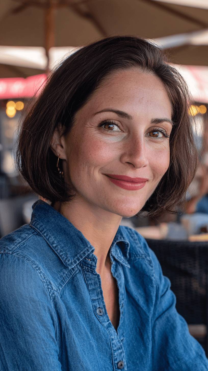 Classic Textured Bob with Subtle Layers