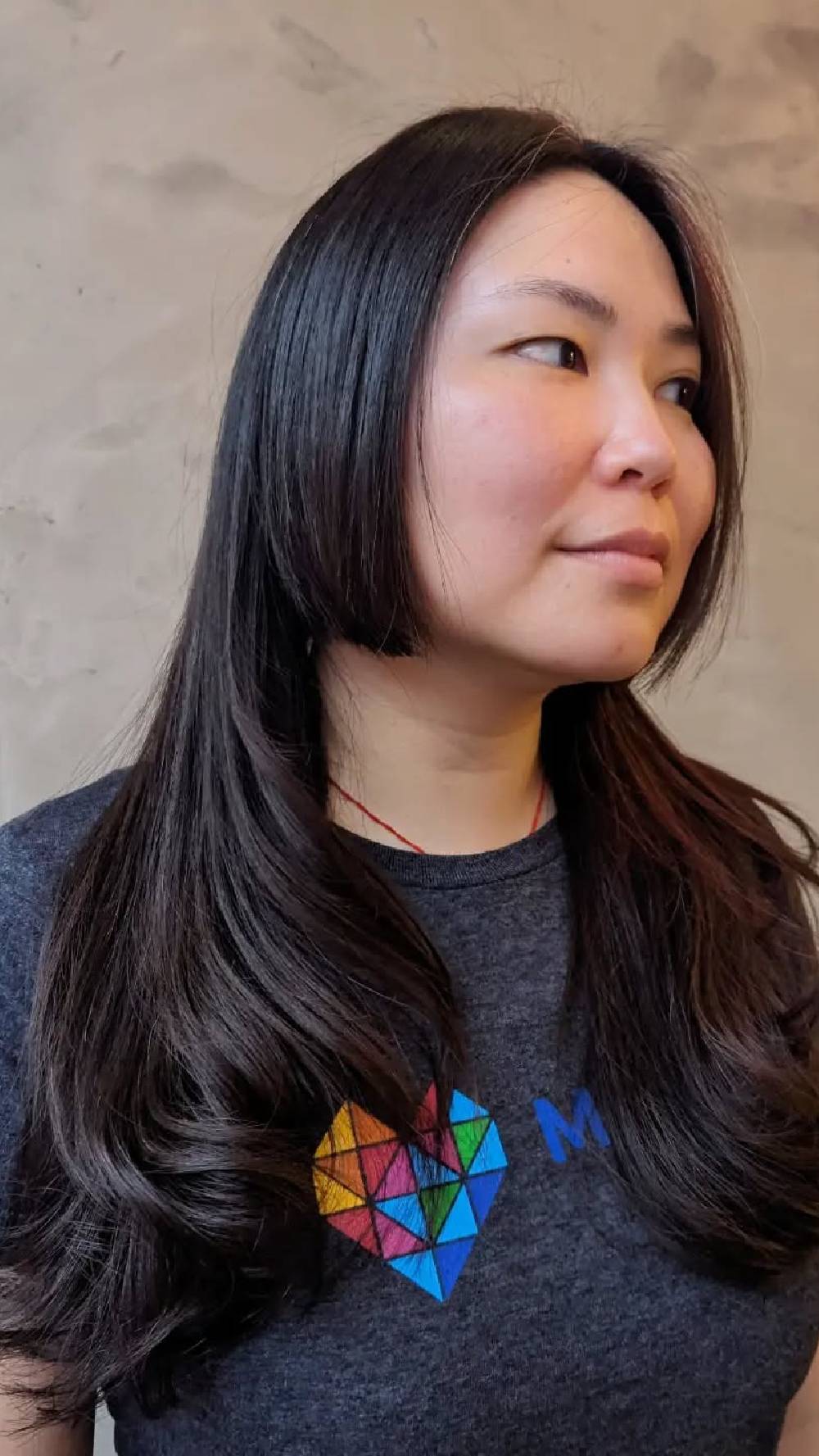 Contemporary Hime Cut with Soft Textured Ends