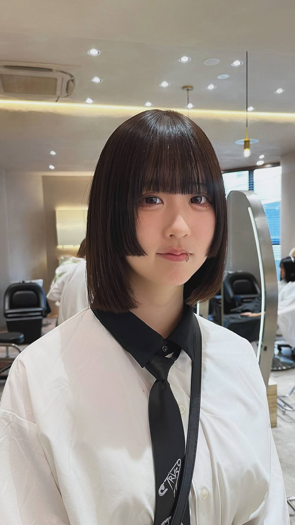 Modern Hime Cut with Defined Straight Edges