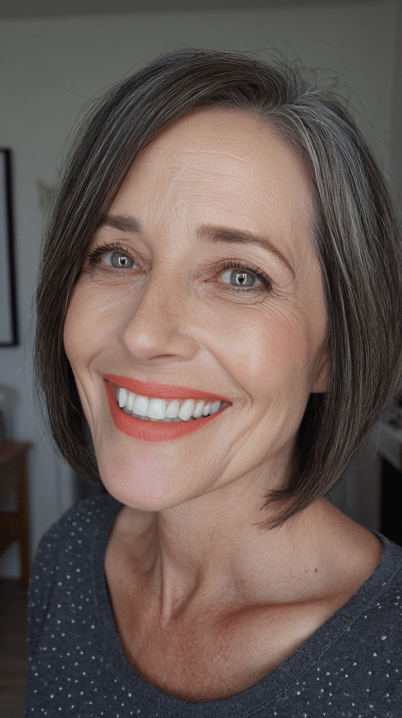 Modern Sleek Bob with Subtle Highlights