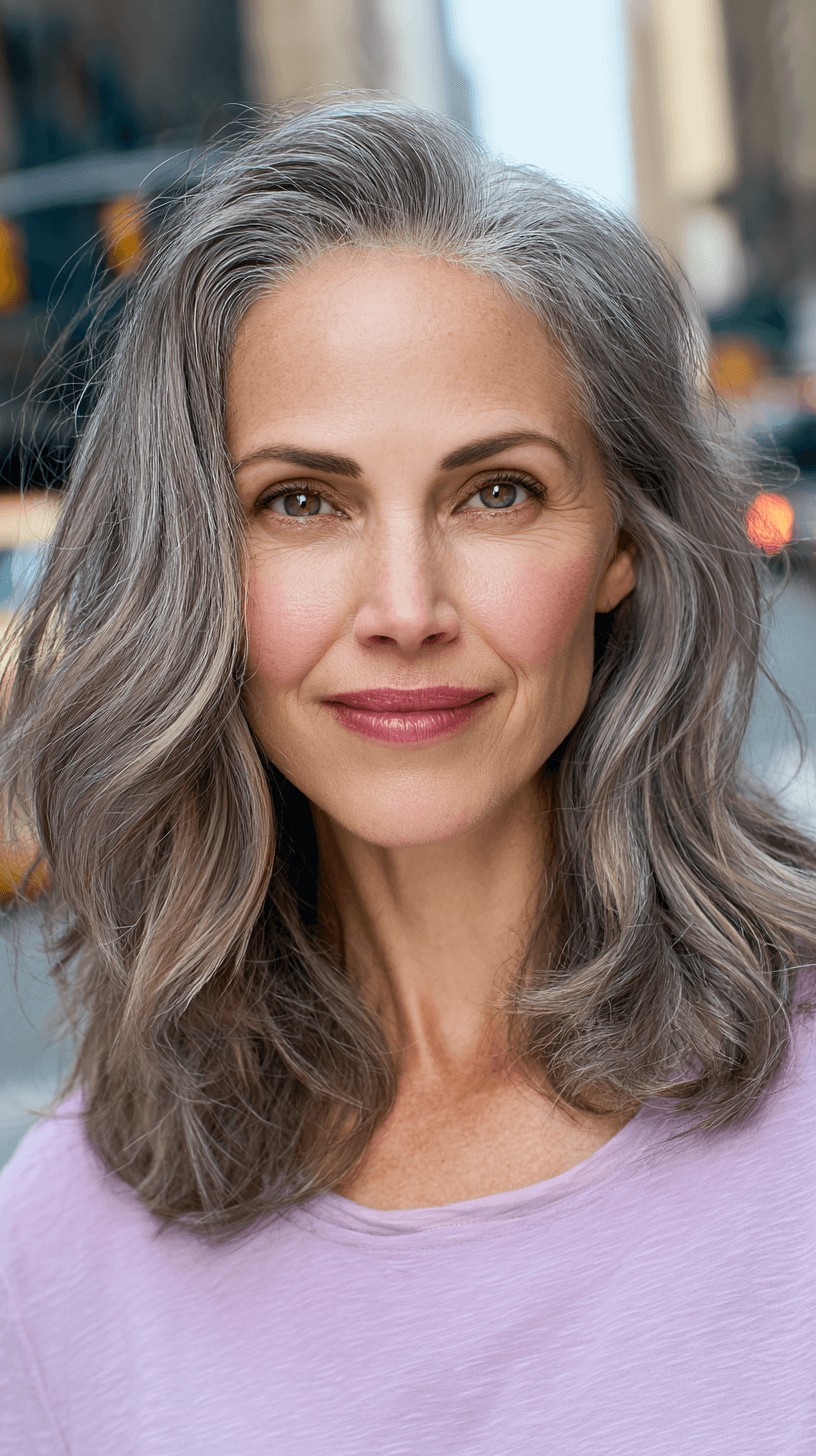 Modern Textured Mid-Length Waves