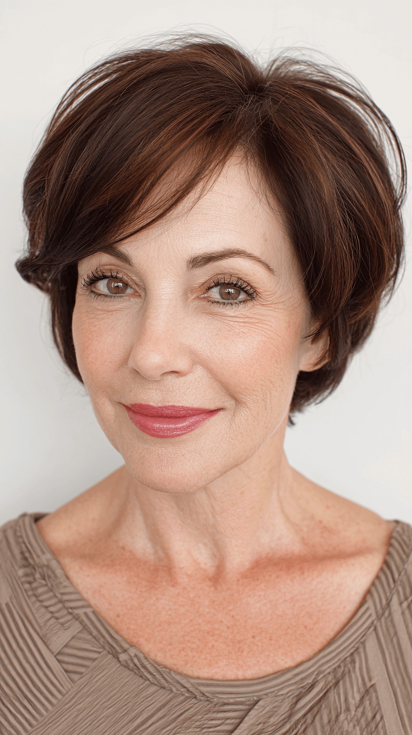 Soft Textured Pixie with Subtle Highlights