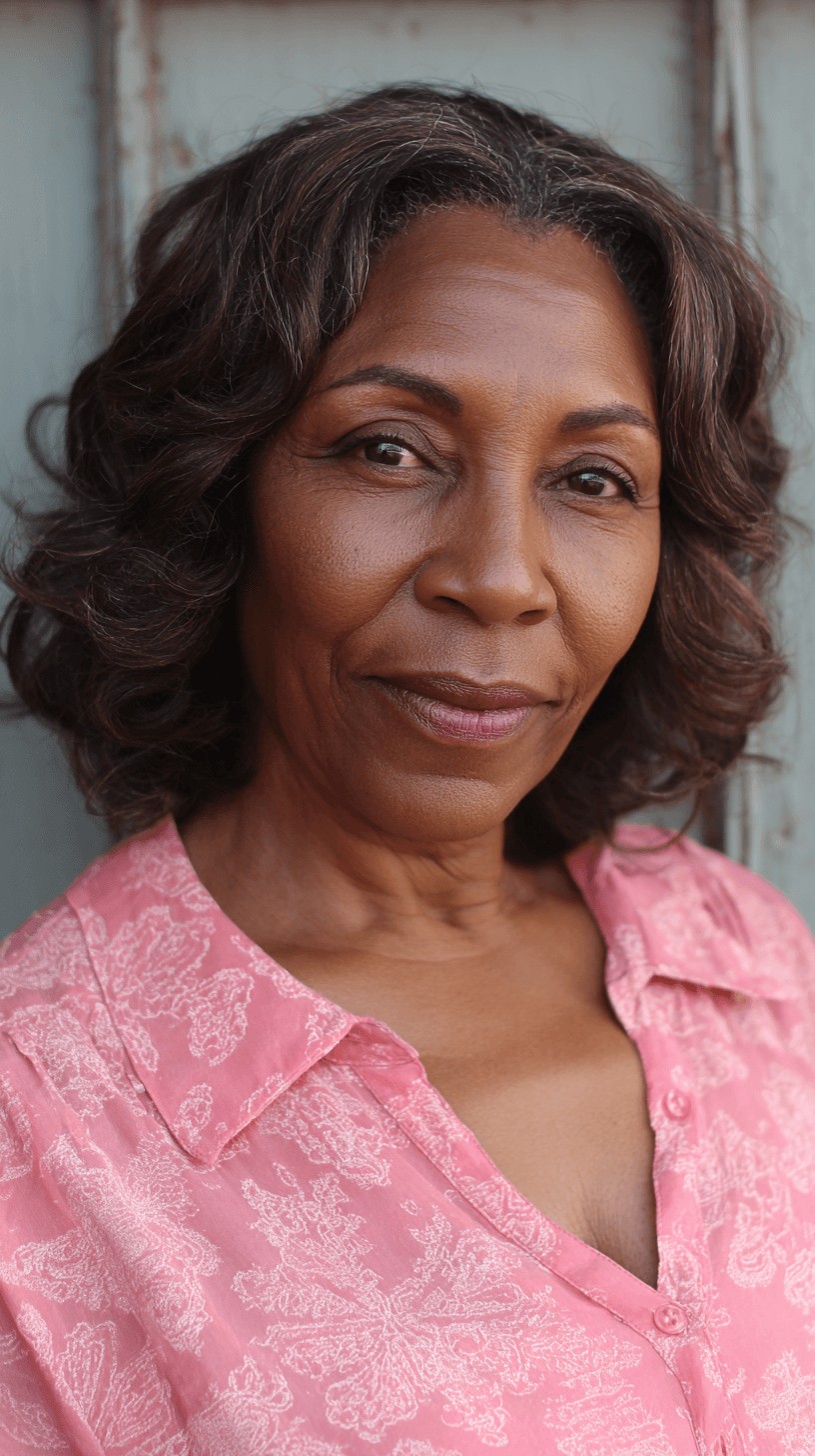 Softly Defined Curls with Natural Volume