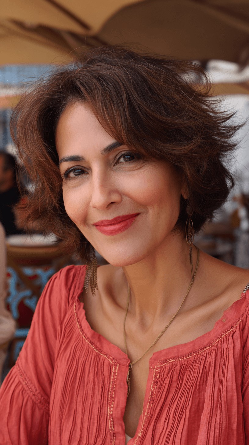 Softly Textured Shoulder-Length Cut with Lush Volume