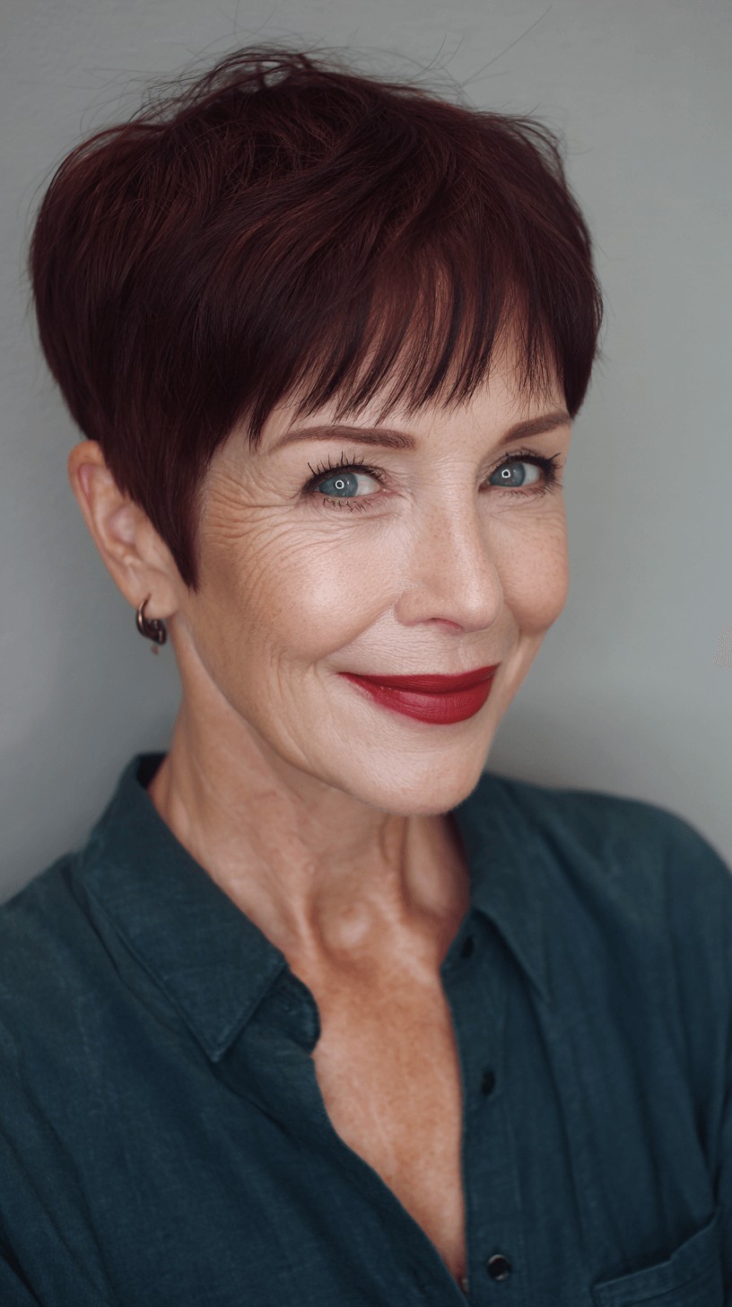 Stylish Short Choppy Pixie with Subtle Layers