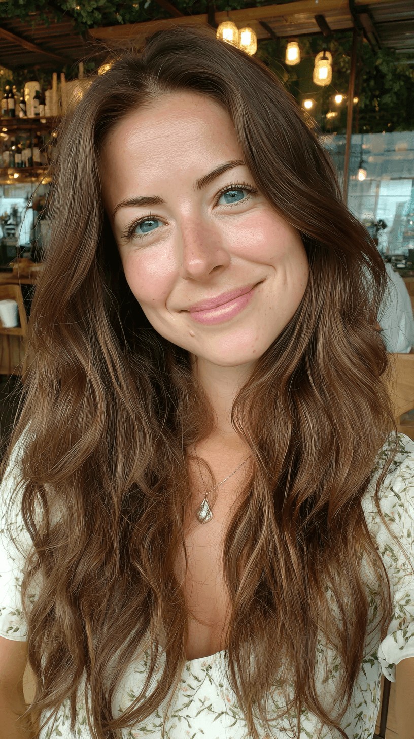 Textured Long Layers with Natural Movement