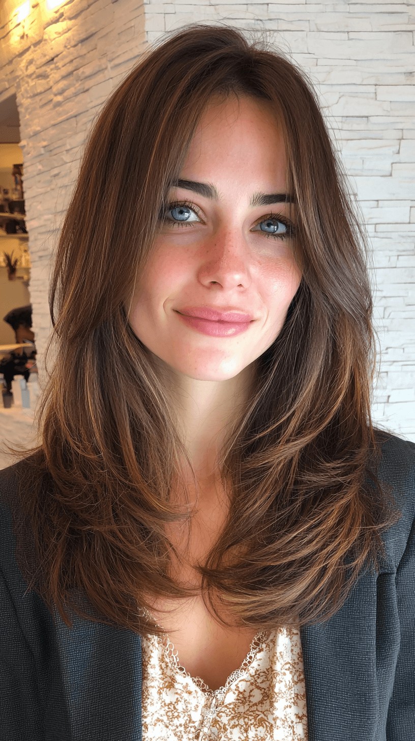 Textured Long Layers with Soft Movement