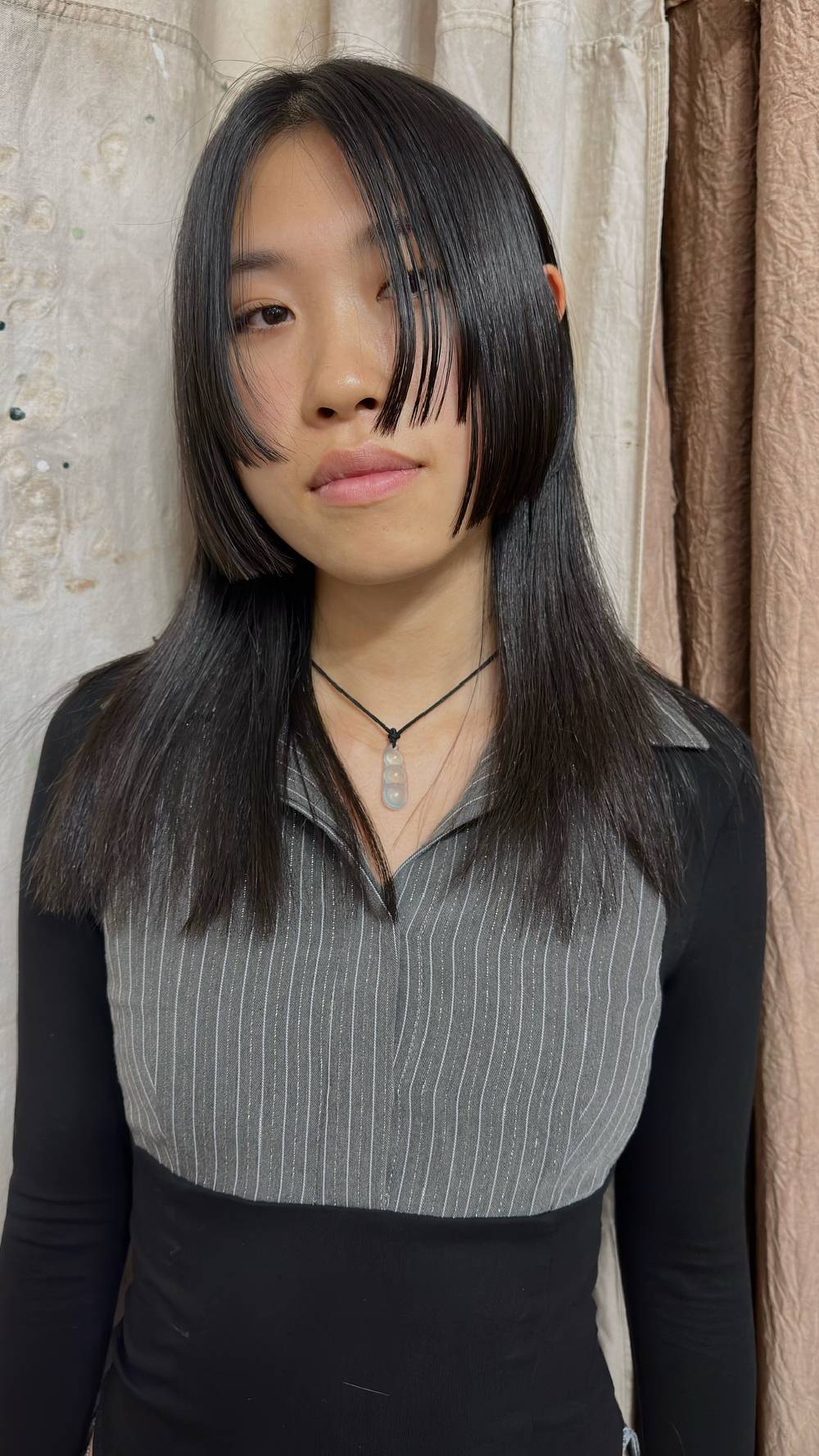 Trendy Hime Cut with Angular Face-Frame