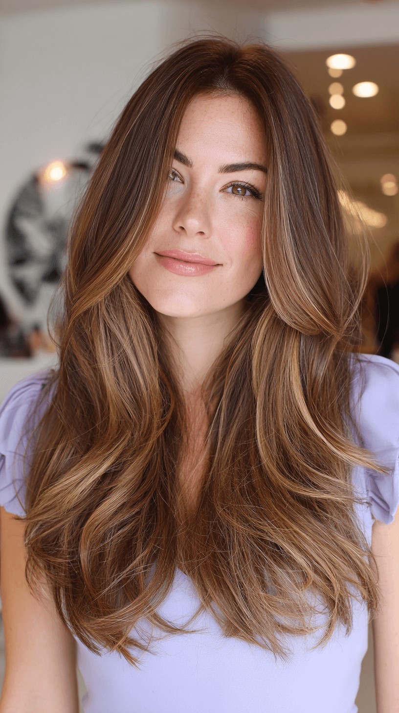 Beautifully Blended Teddy Bronde Long Layers