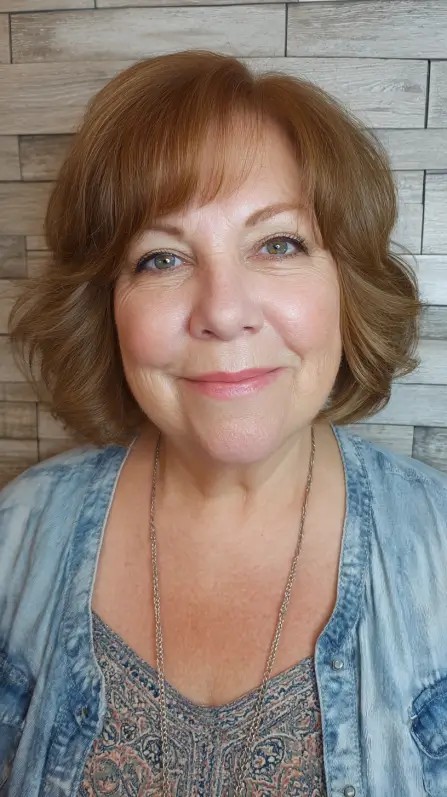 Bouncy Layered Bob with Subtle Volume