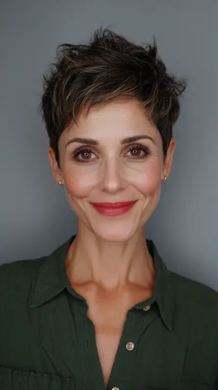 Chic Textured Pixie Cut