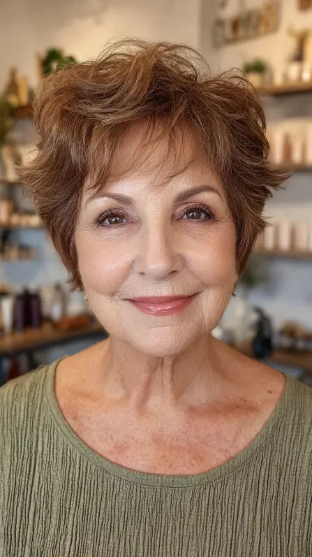 Chic Textured Short Cut with Soft Volume