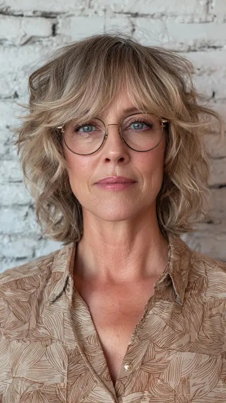 Chic Textured Shoulder-Length Cut with Soft Waves