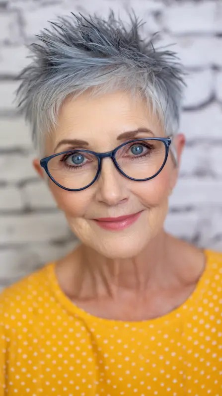 Edgy Textured Pixie Cut with Spiky Layers