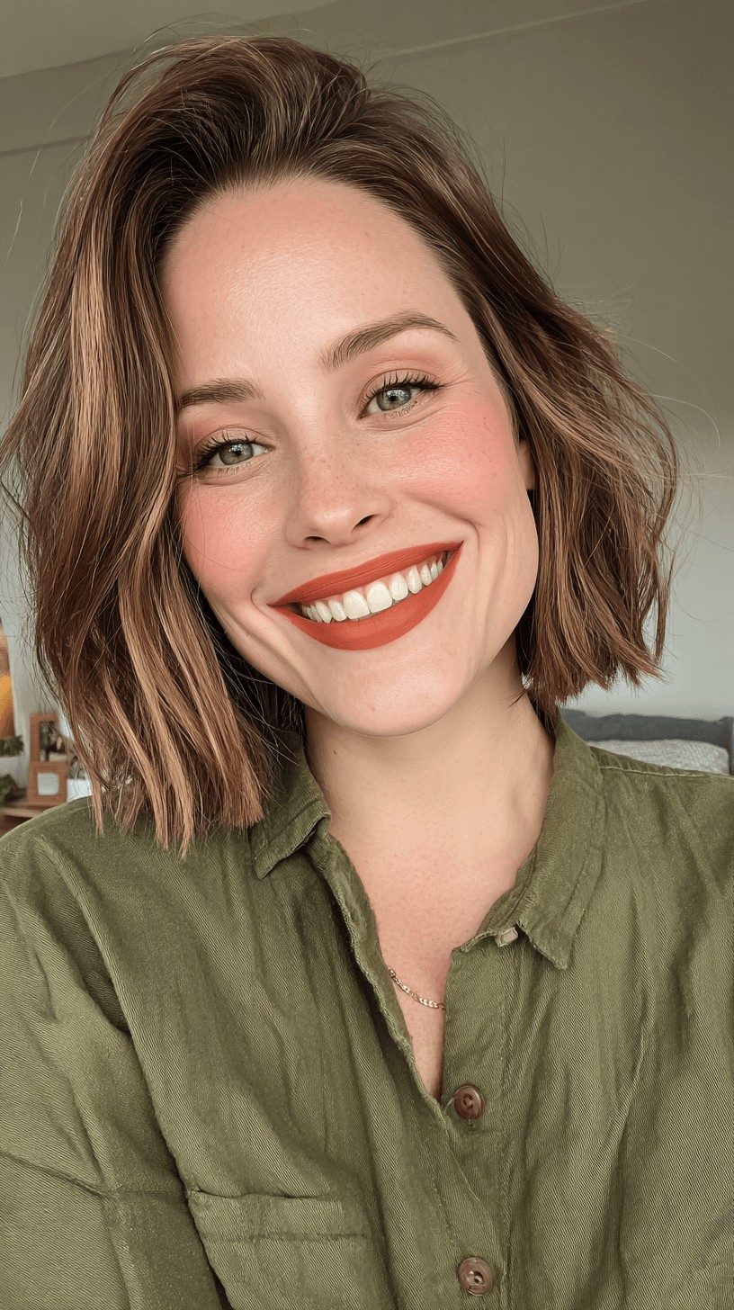 Effortlessly Chic Teddy Bronde Lob