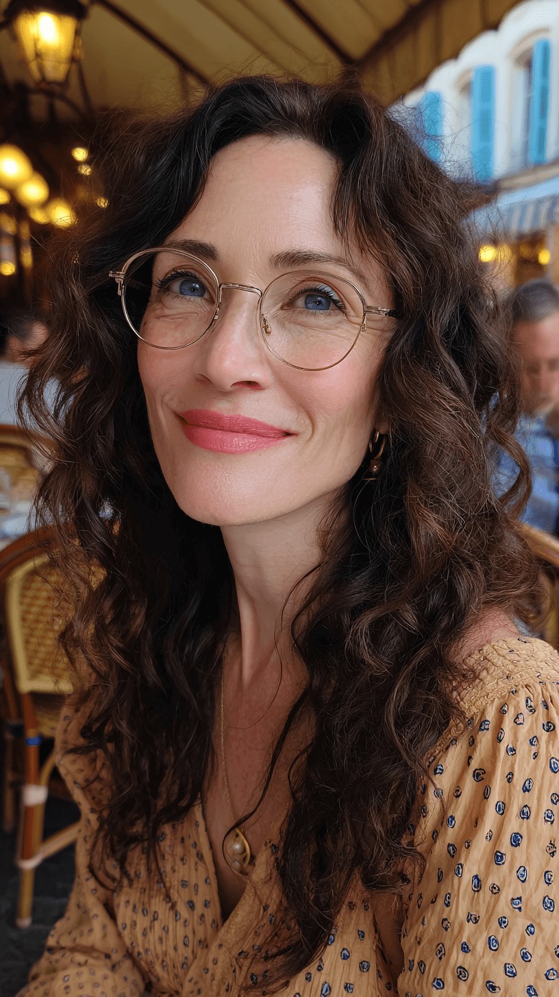 Effortlessly Natural Long Curly Hair with Soft Texture