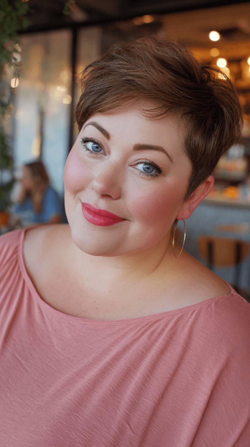 Flirty Side-Swept Pixie with Textured Layers