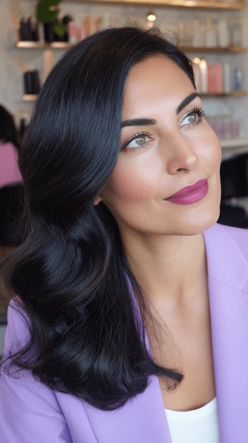 Glamorous Long Hair with Soft Waves and Rich Depth