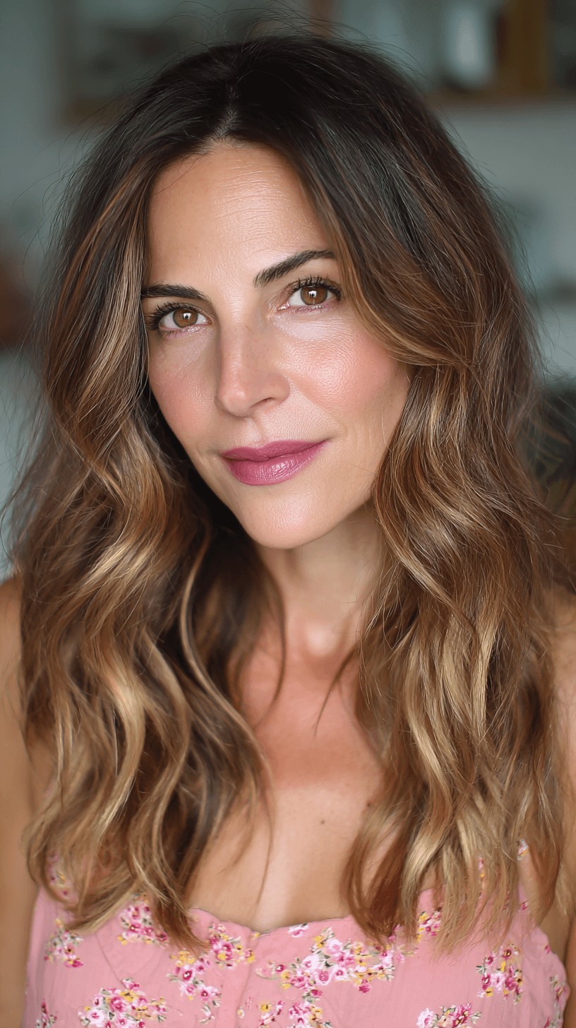 Natural Teddy Bronde Textured Waves