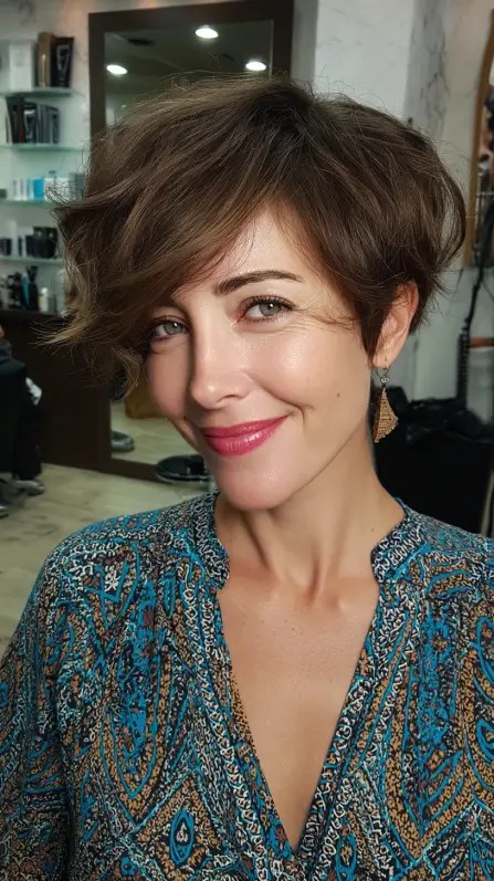 Playful Textured Pixie with Soft Volume