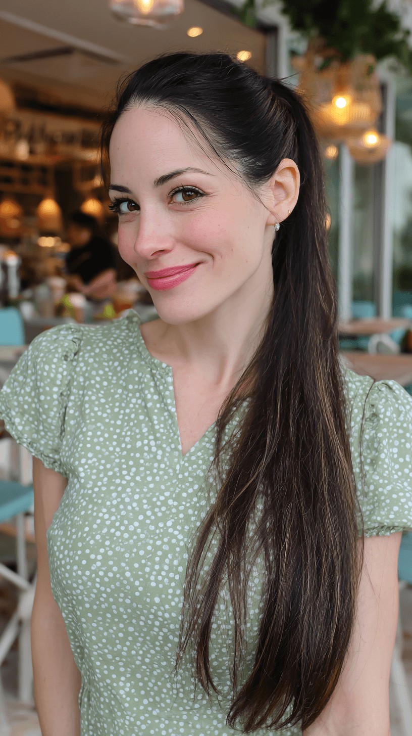 Sleek Long Hair with Subtle Dimension