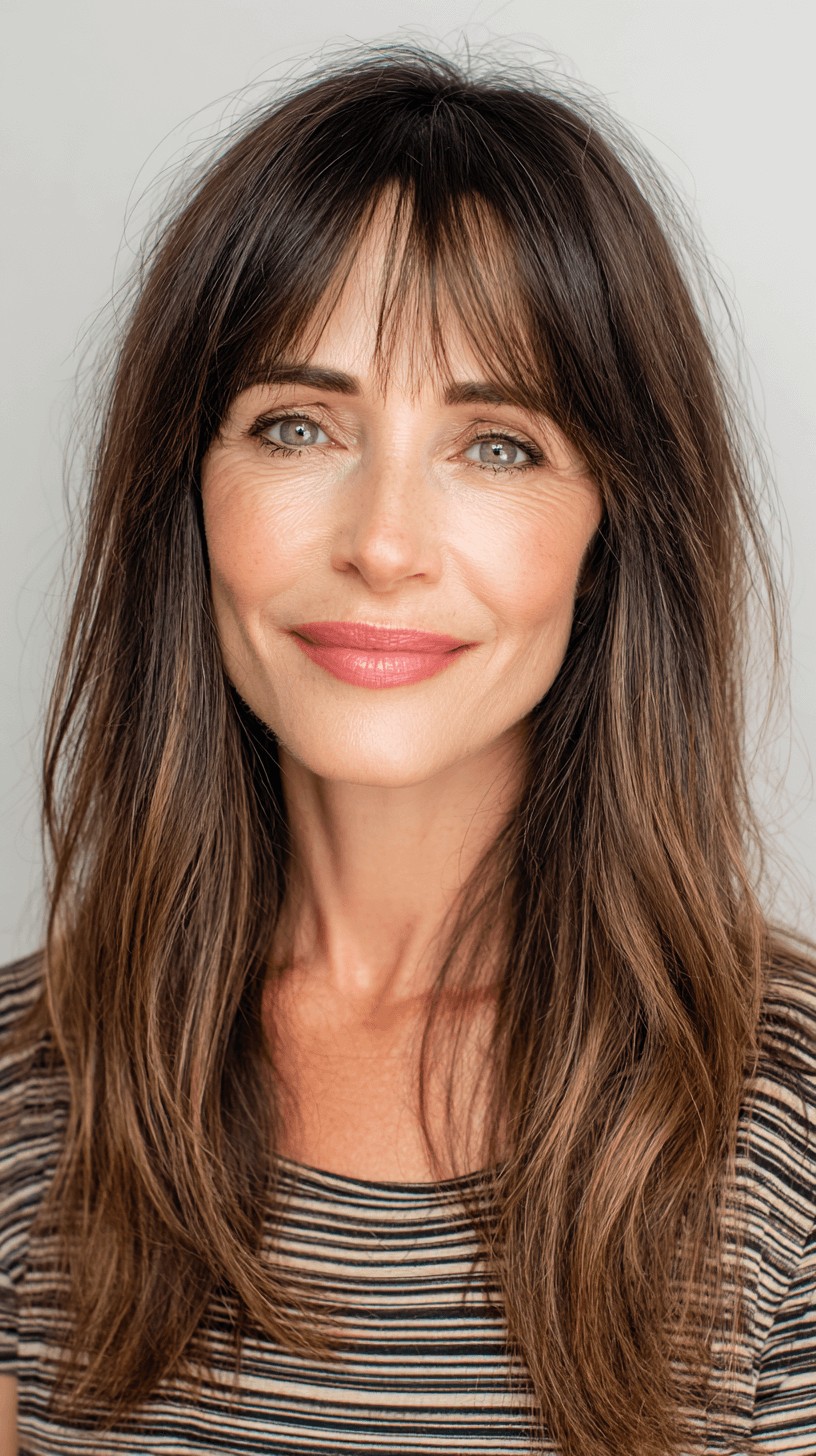 Soft Long Layers with Natural Highlights